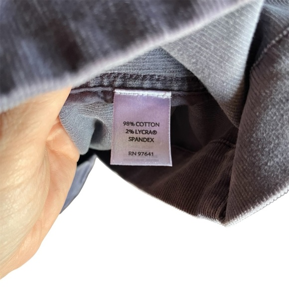 J. Jill Women’s Purple Corduroy Utility Barn Chore Stretch Jacket - Picture 5 of 12